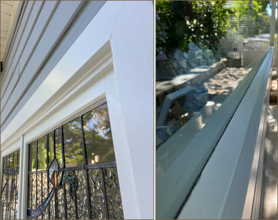 Blackheath house repainting stained-glass window trims 2025
