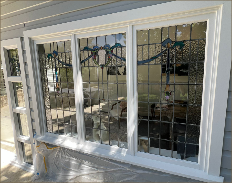 Blackheath house repainting stained-glass windows 2025