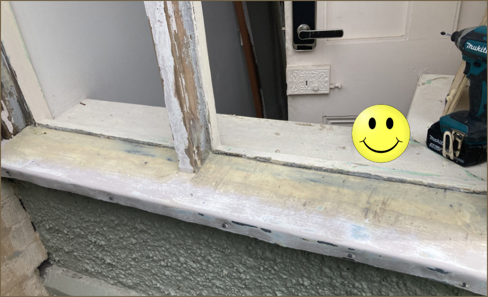 Original hinge and latch lock refitment October 2025