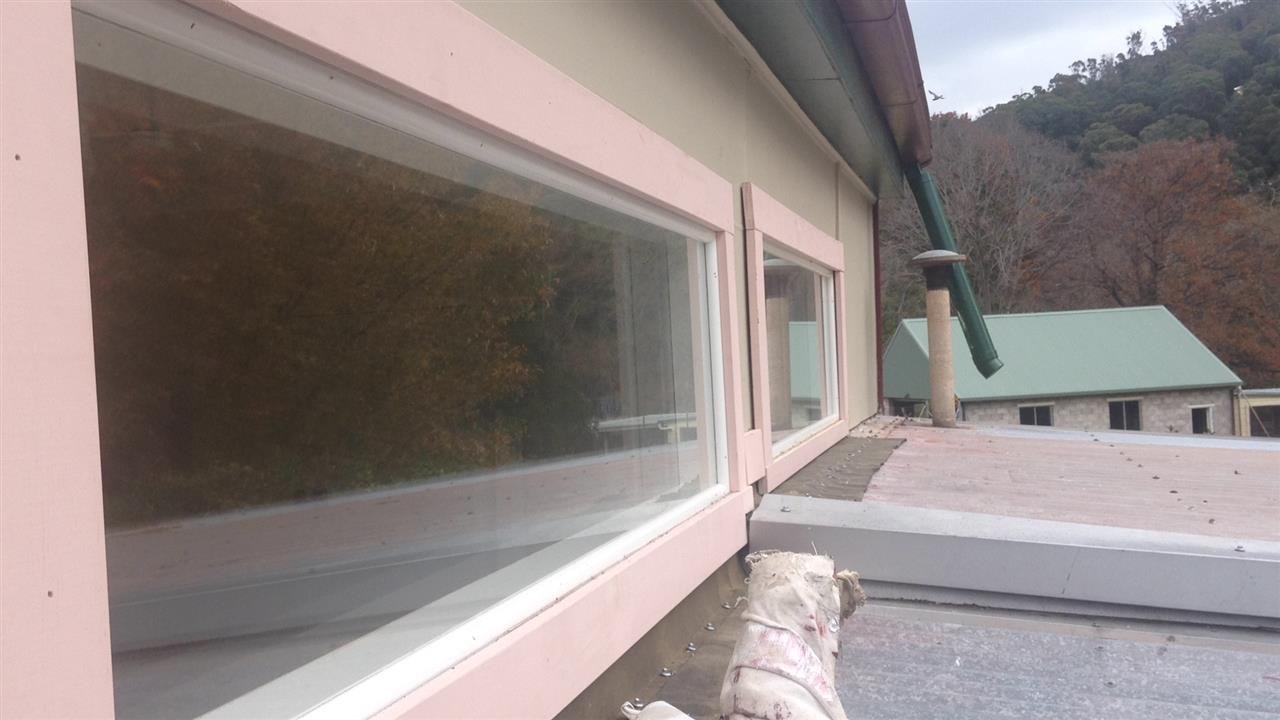 Completed glass replacement and finished exterior surrounds